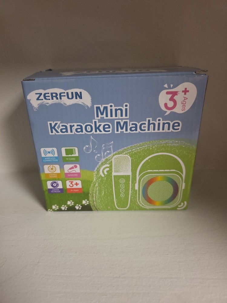 Zerfun Mini Karaoke Machine Includes 2 Mics