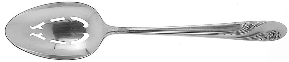 International Silver Romance  Pierced Serving Spoon 257571