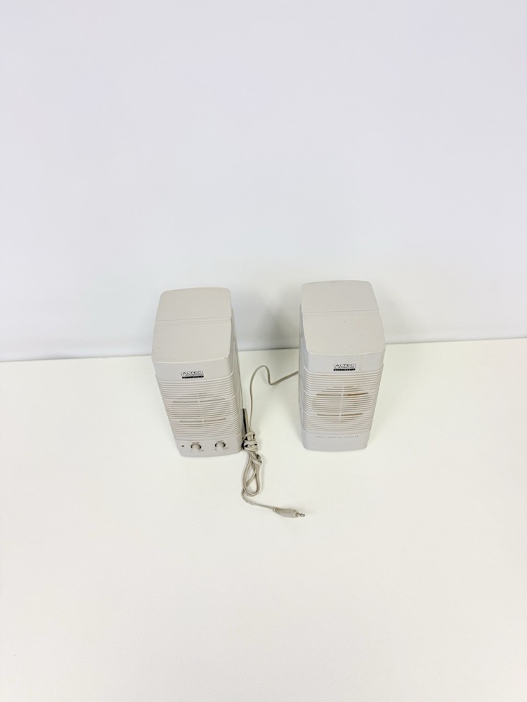 Vintage Altec Lansing Multimedia Computer Speaker ACS 5 Pair Tested