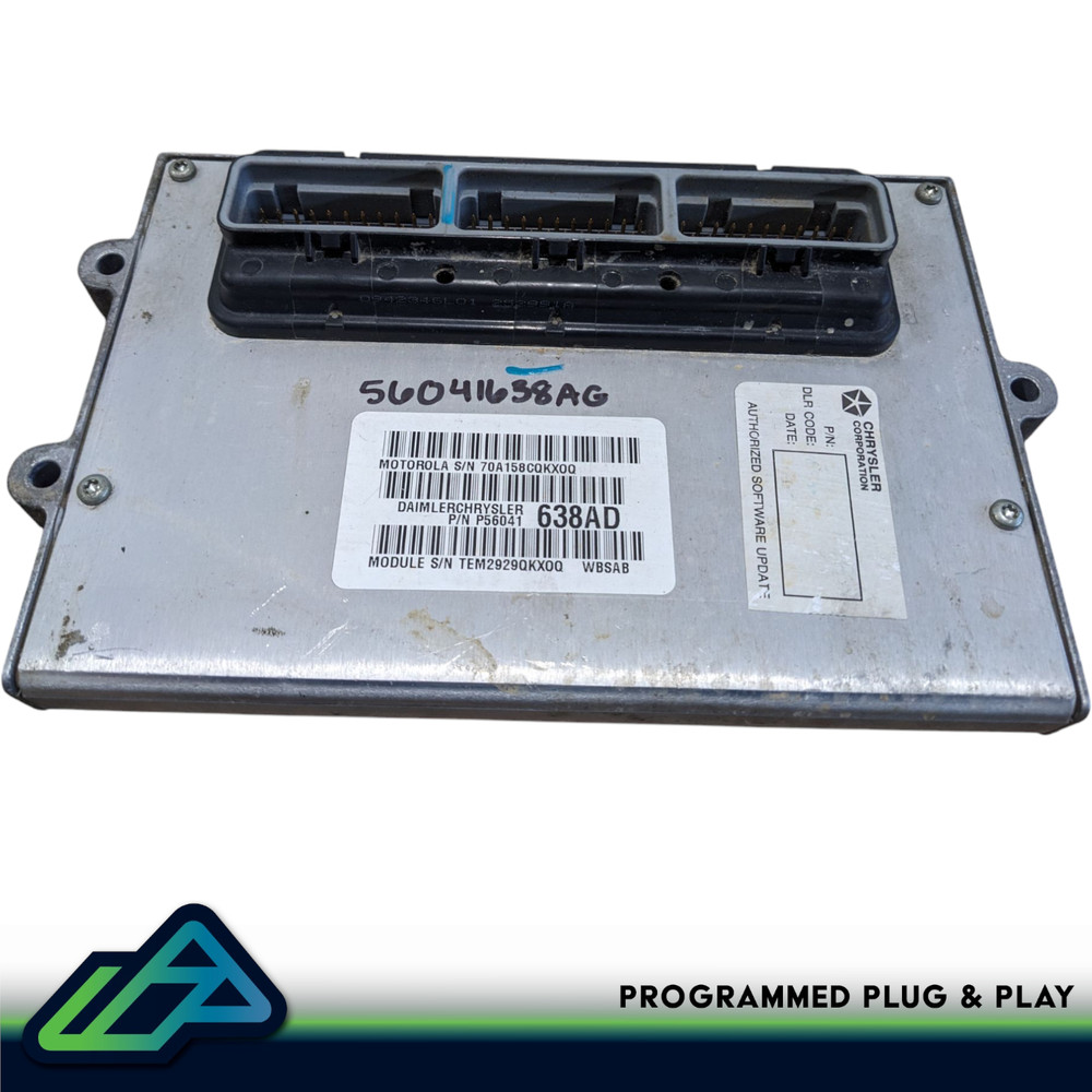 2000 Jeep Grand Cherokee 4.0 VIN PROGRAMMED ECU Engine Control Module 56041638AG