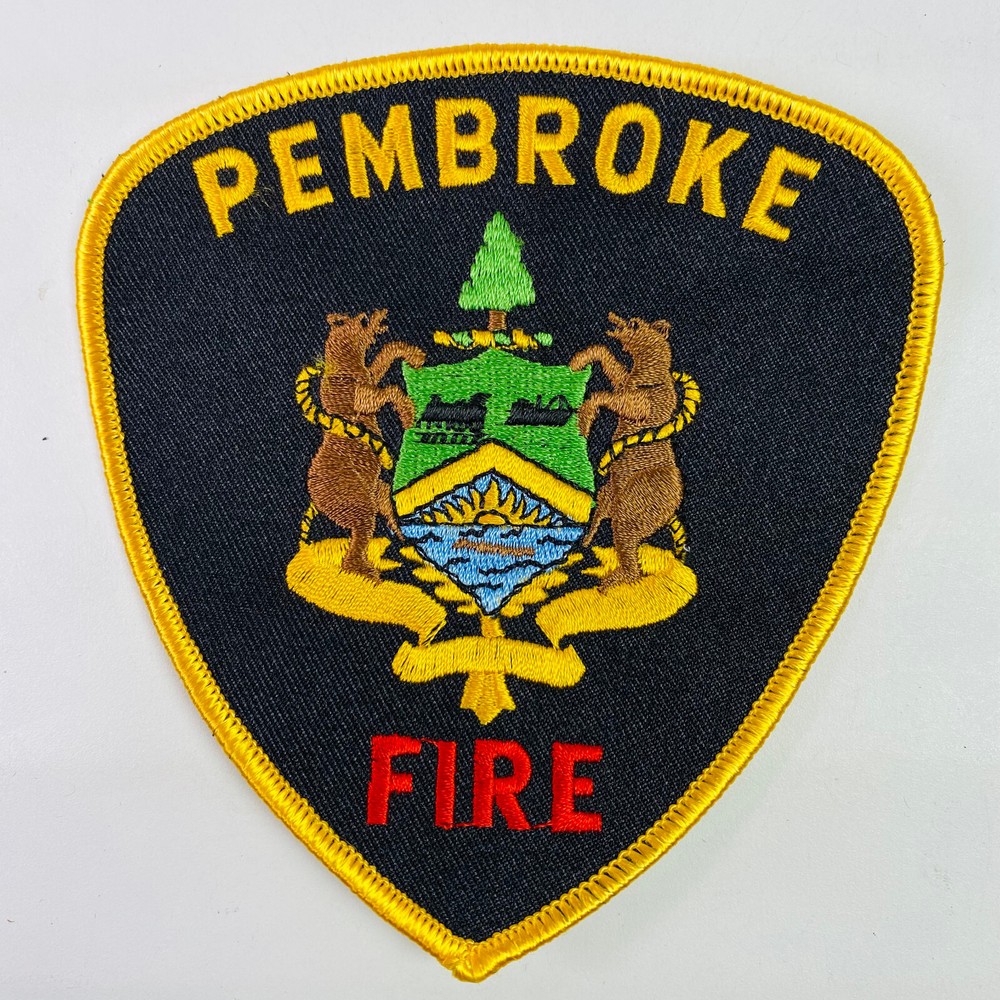 Pembroke Fire Department Canada Patch N10