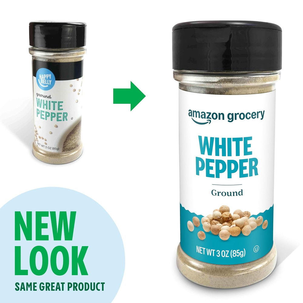 , Ground White Pepper, 3 Oz
