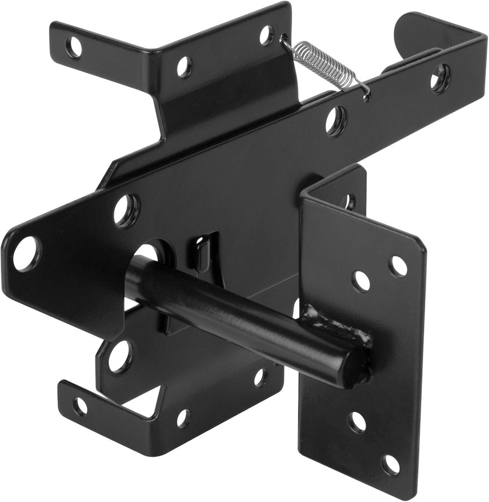Gravity Self Locking Gate Latch - Superior Black Powder Coat