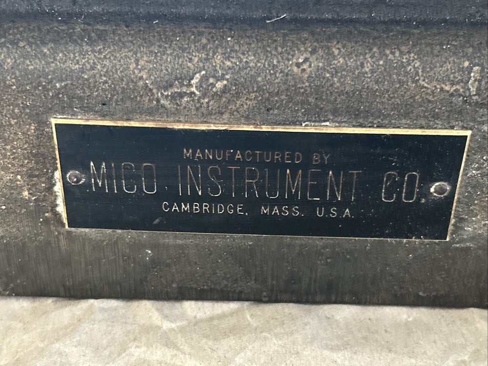 vintage Micro Instrument Co. optical breadboard or precision mounting plate