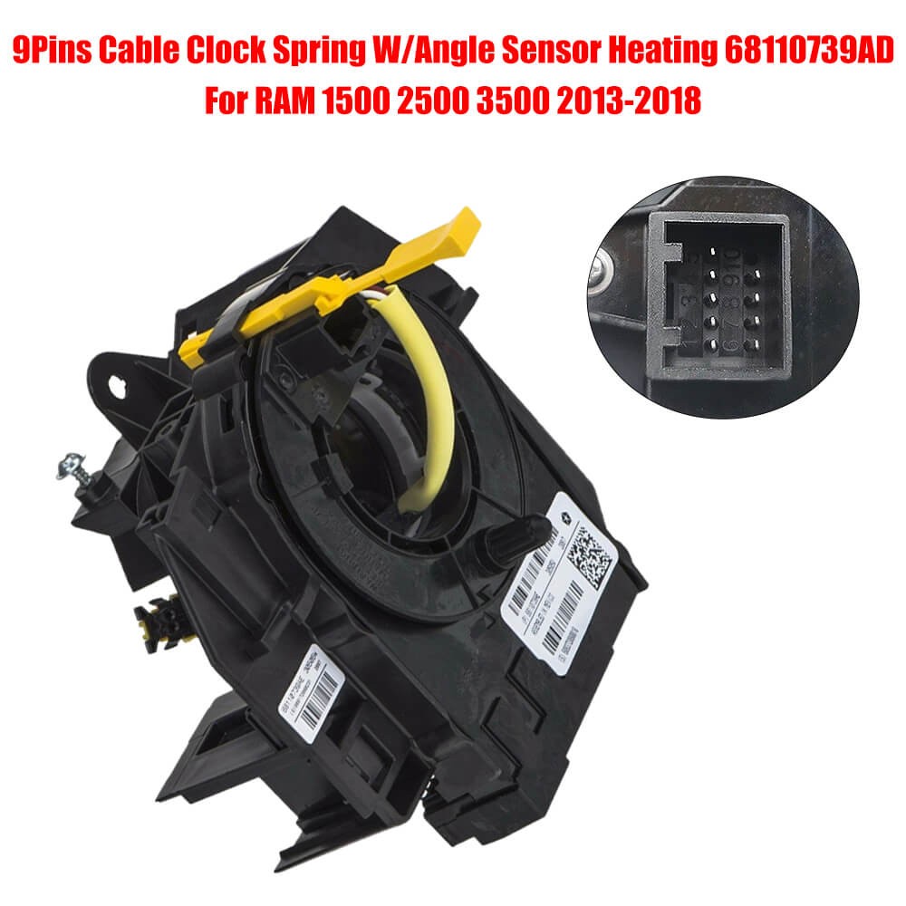 Clock Spring For RAM 1500 2500 3500 Dodge/SRT Viper W/O Angle Sensor & Heating/