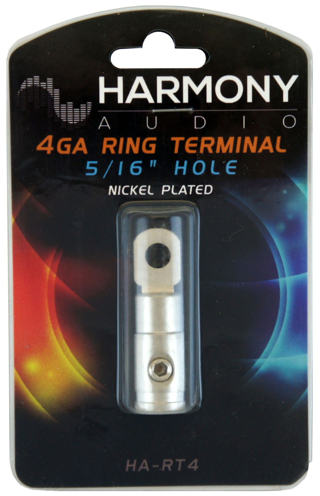 Harmony Audio HA-RT4 Car Stereo Power or Ground 4 Gauge 5/16" Ring Terminal New