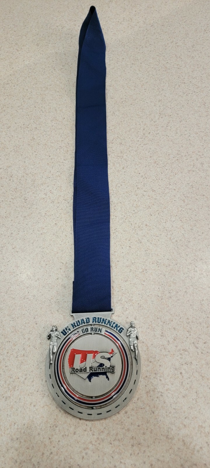 US Road Running " 10k St Patricks Day 2015 - Marathon medal  - free shipping