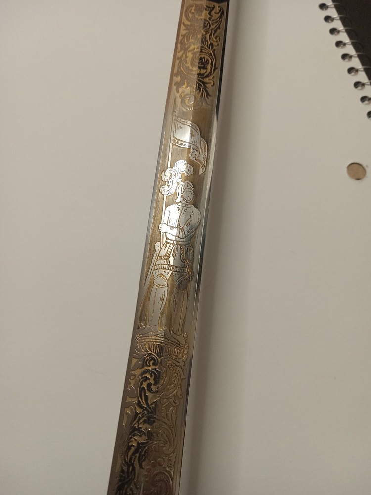 Antique Masonic Ceremonial Sword & Scabbard unknown maker Knights Templar nice