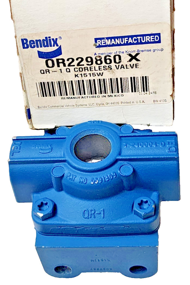 GENUINE Bendix 229860X Quick Coreless Valve Type QR-1