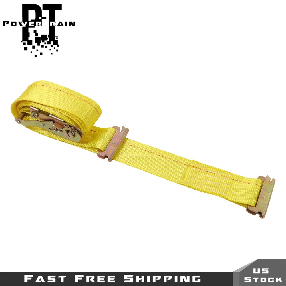 12PCS E Track Tie-Down Rail Kit Trucks Vans Garages Trailer Tie Down System