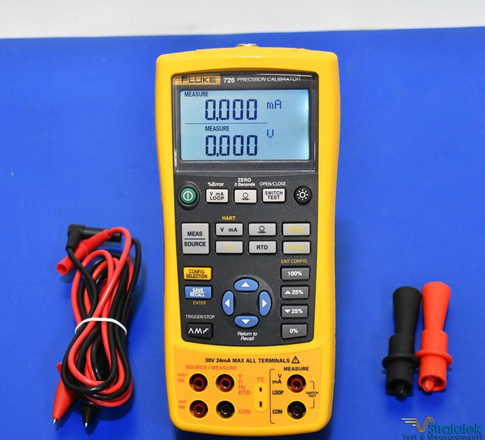 Fluke 726 Multifunction Process Precision Calibrator - NIST Calibrated with Data