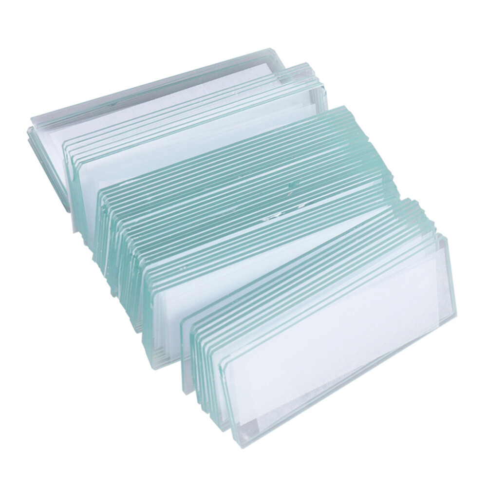 50 Slides Grade Specimens Prepared Microscope Slide Experiment Glass Slide