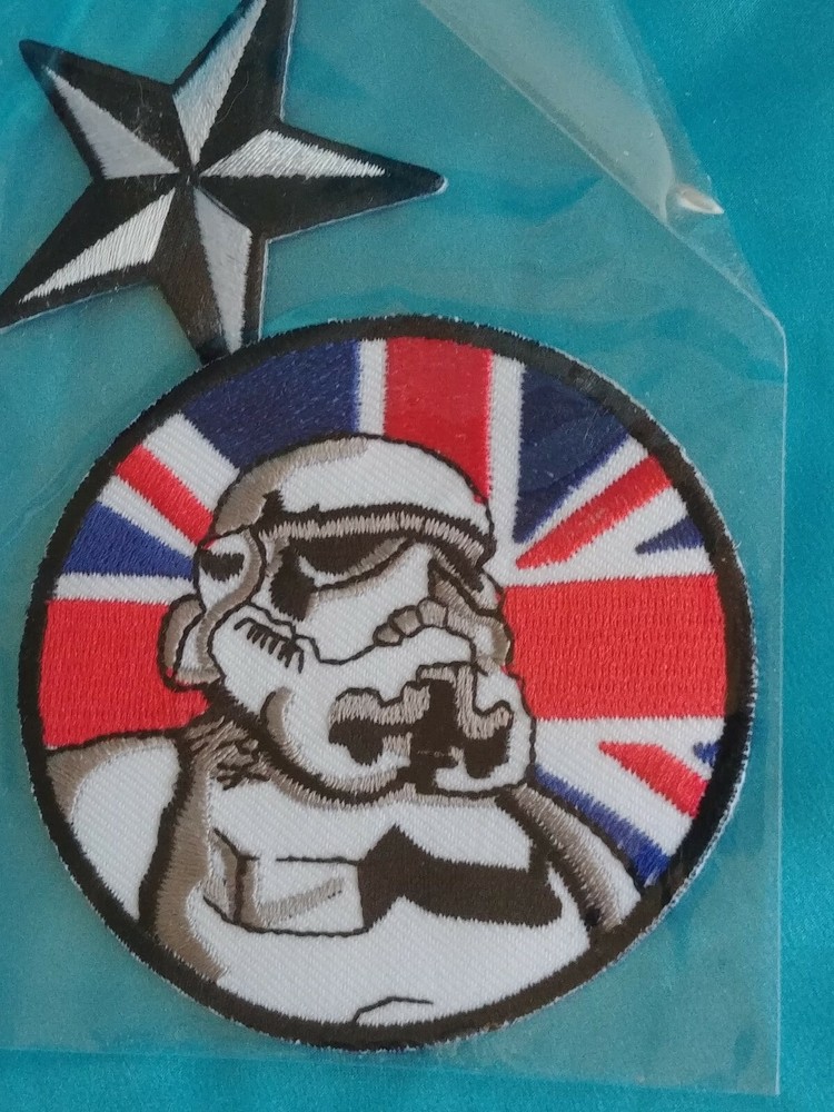 Star Wars Storm Trooper with U. K. British Flag Patch