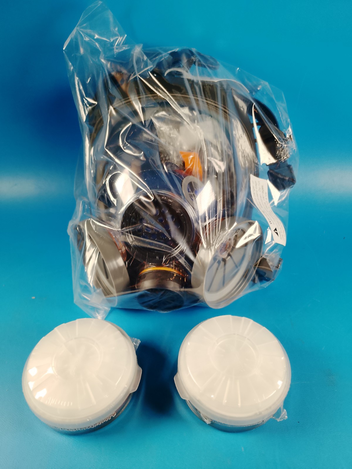 Parcil PT-100 Respirator Full Face Mask with Dual Cartridges