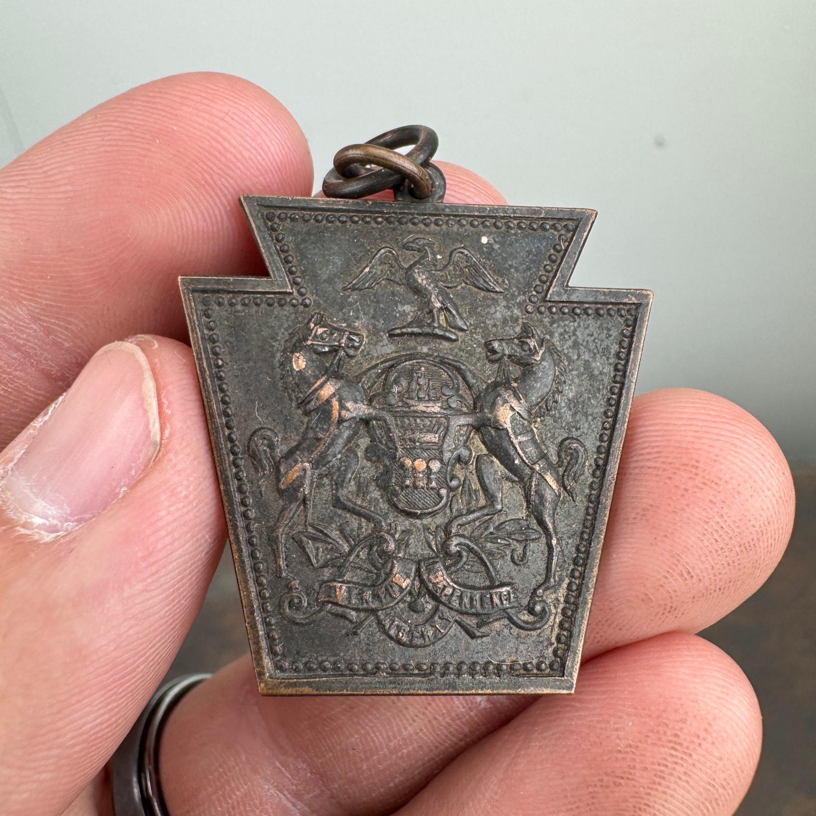 Vtg US Spanish American War Pennsylvania National Guard NGP Medal