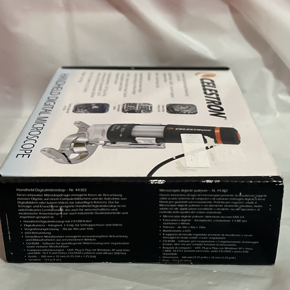 Celestron Handheld Digital Microscope 2009 New