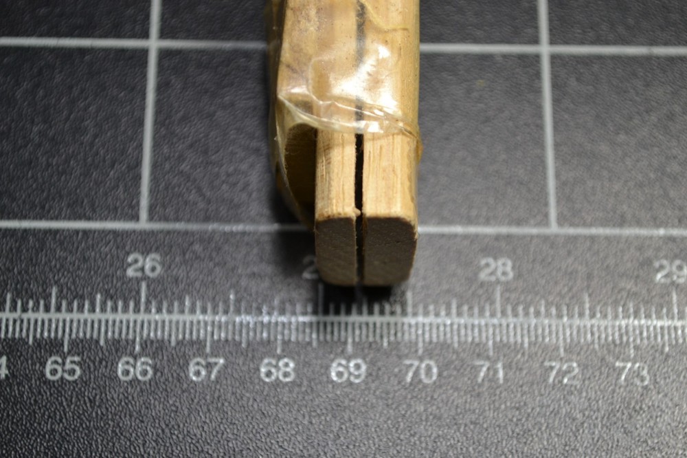 DEPENDABLE - O. P. LINK HANDLE CO - 14" A. E. NAIL HAMMER HANDLE - HICKORY - NOS