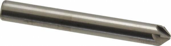 Hertel 1/4" Head Diam, 1/4" Shank, 6 Flute 90� Solid Carbide Countersink Brig...
