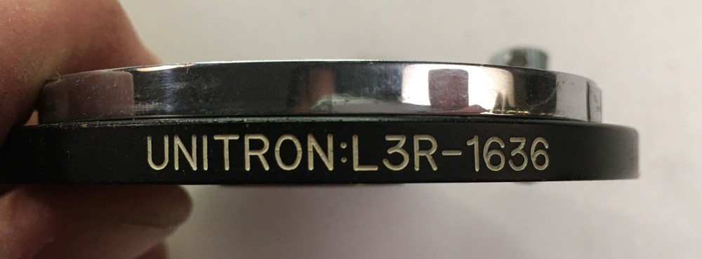Unitron L3R-1636 Three 3 Position Microscope Objective Turret Nosepiece Brass