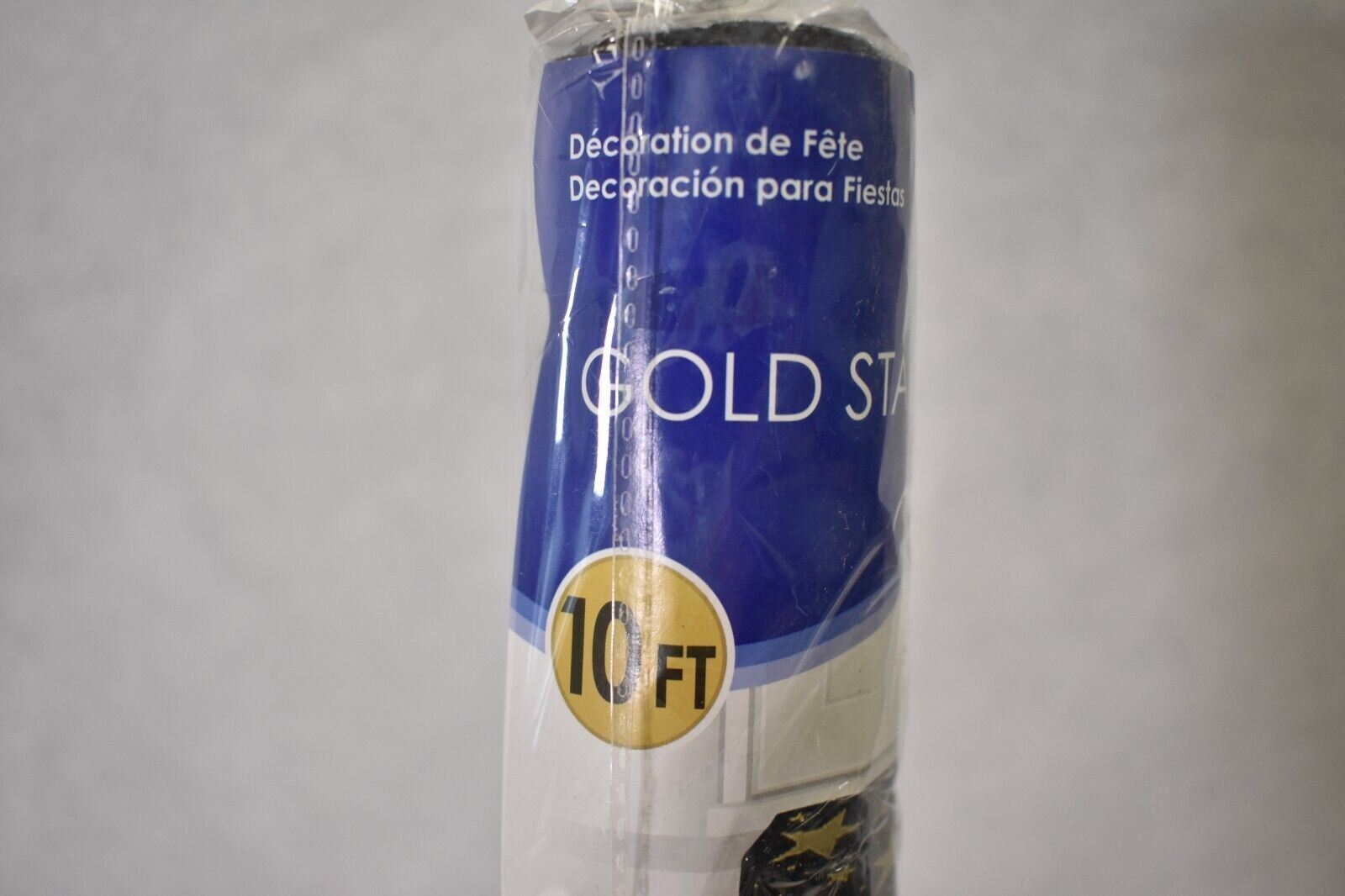 Beistle Gold Star Floor Runner Indoor/Outdoor Use Polyester Aisle Party Decor