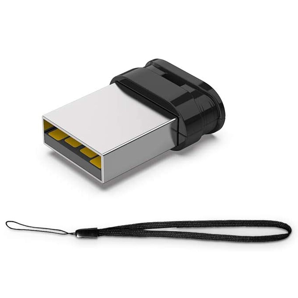 2 Pack 64 GB Mini USB 2.0 Flash Drive Pendrive USB Super Tiny Flash Memory Stick