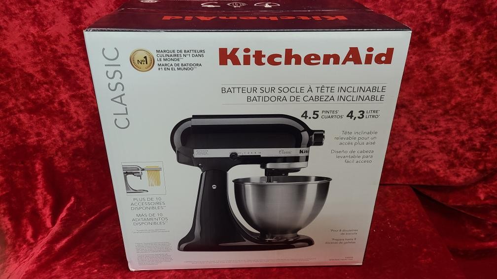KitchenAid K45SSOB CLASSIC 4.5qt Tilt- Head Stand Mixer - Onyx Black