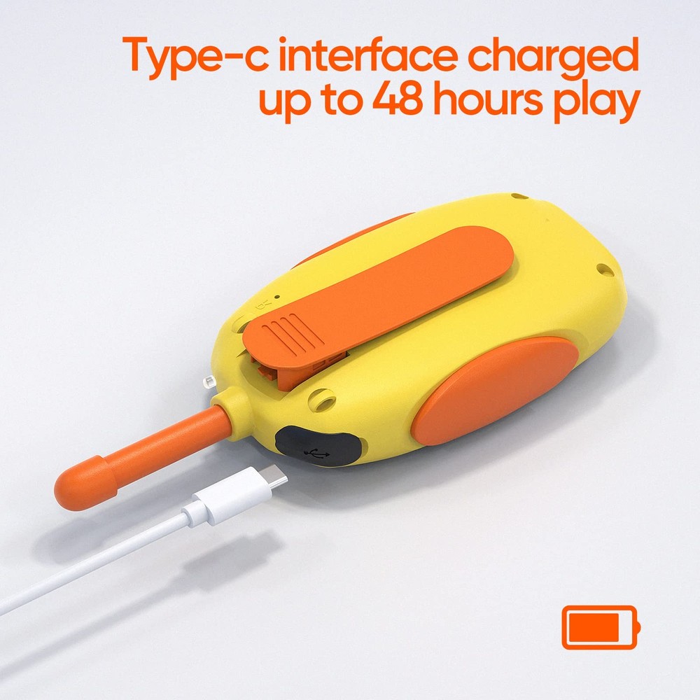 Walkie Talkies for Rechargeable 2 Pack Walkie Talkies, Long Range 22 Channels...