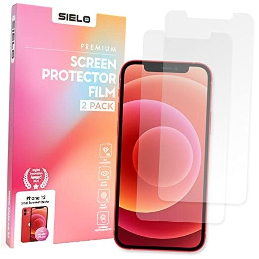 2 Pack Matte Screen Protector, 9H Hardness Shatterproof & iPhone 12 Pro Max