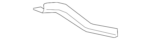 Genuine GM Passenger Side Front Compartment Outer Side Rail Extension 84161385