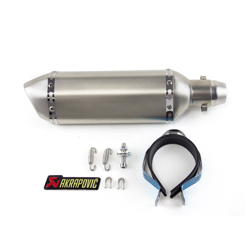 Slip-on 51mm Universal Motorcycle Exhaust Muffler Pipe with DB Killer Silencer