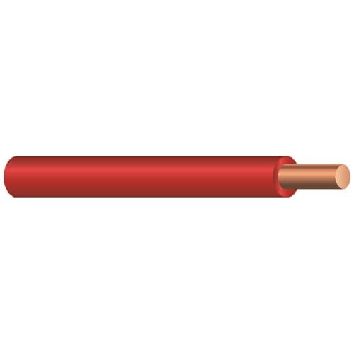 25 ft. 14 Red Solid CU THHN Wire