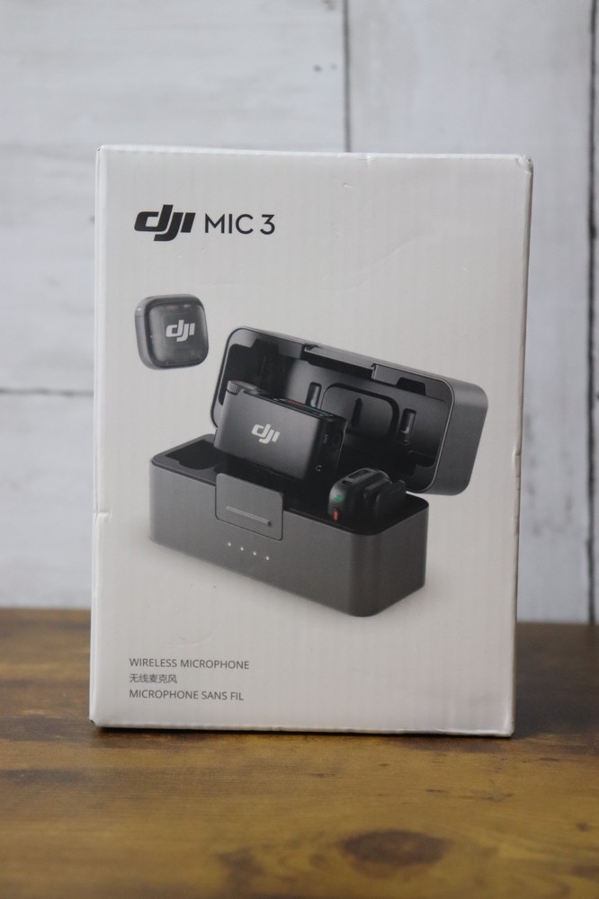 DJI Mic 3 (2TX + 1RX + ChargingCase) Wireless Microphone NEW/ READ
