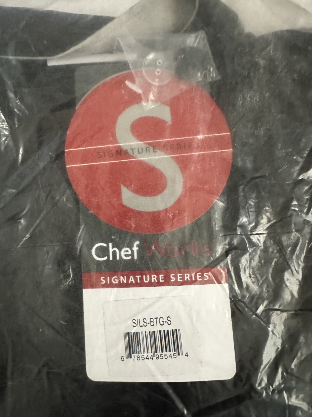 NEW! Genuine! Chef Works Men's Professional Chef Coat SILS-BTG-S