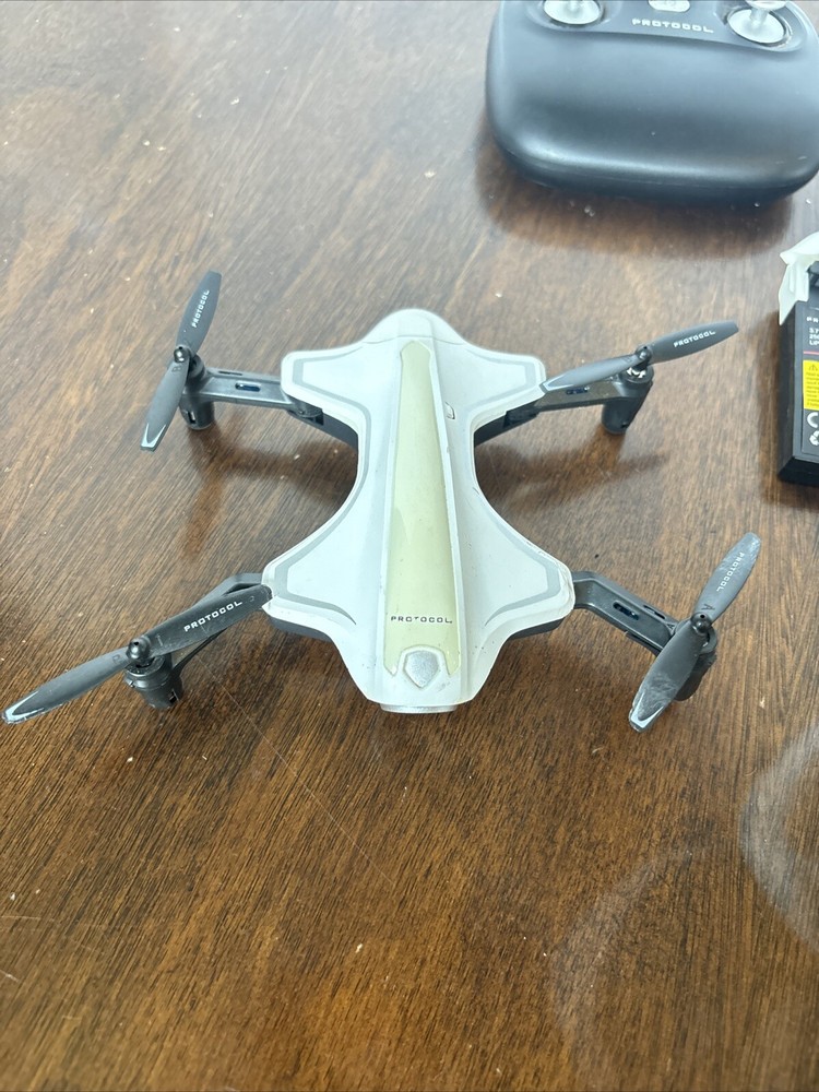 Protocol Director Foldable Drone With Live Streaming Camera Extra Battery