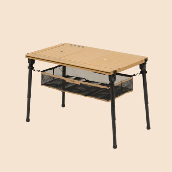[Cargo Container] COMPFORT IGT 3-unit table camping assembly / Beige color