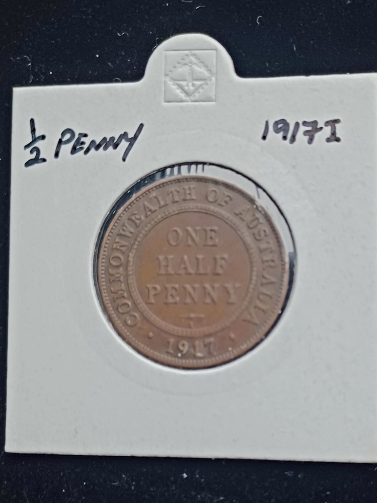1917 I Australian Half Penny
