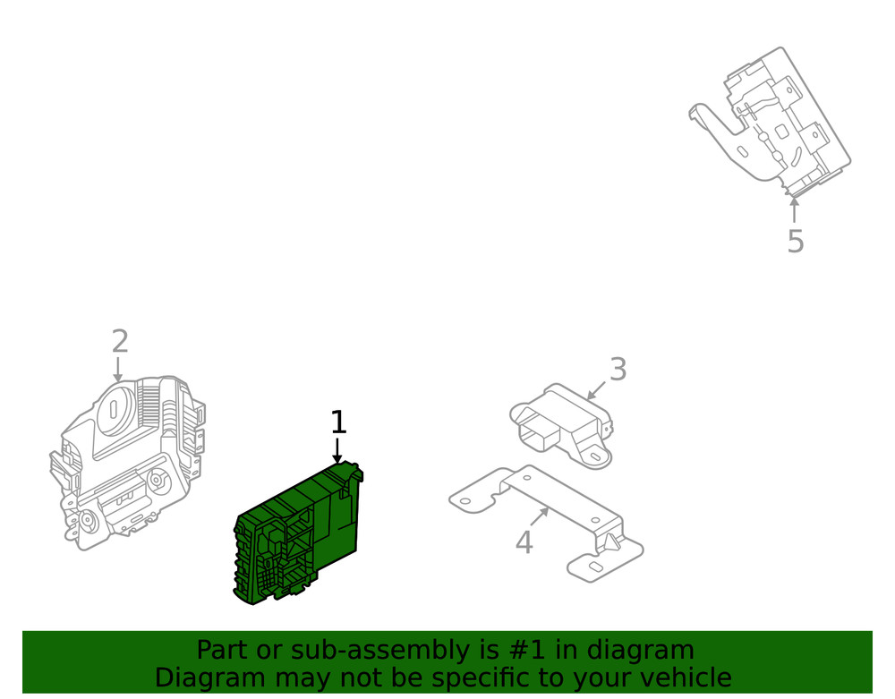 Genuine Keyless Entry Module. LX6Z-15604-Z