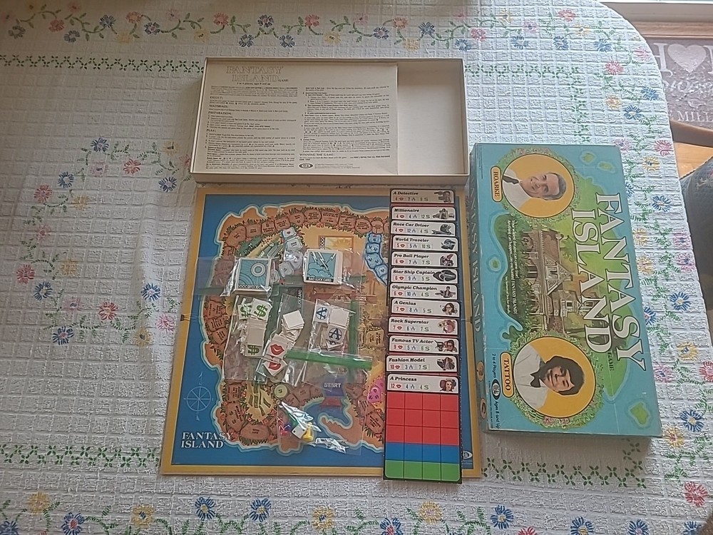 1978 Original Fantasy Island Board Game Complete