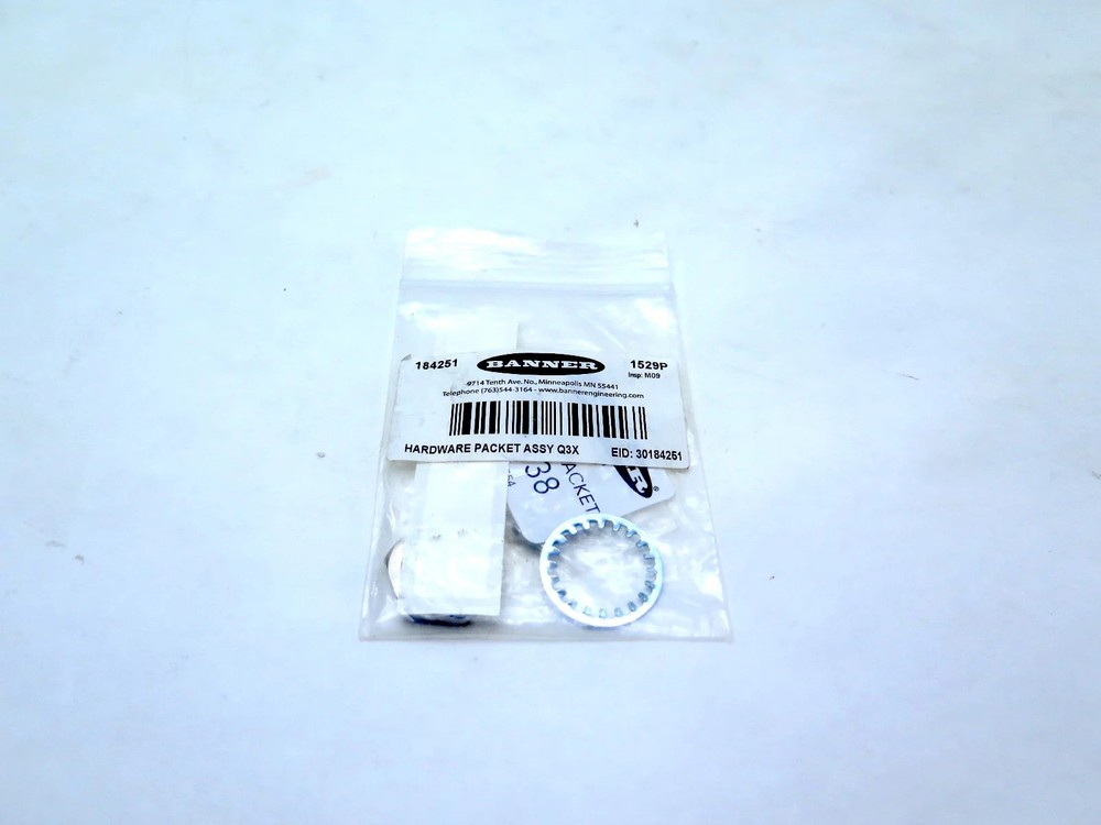 Banner Hardware Packet Assy Q3X 1529P