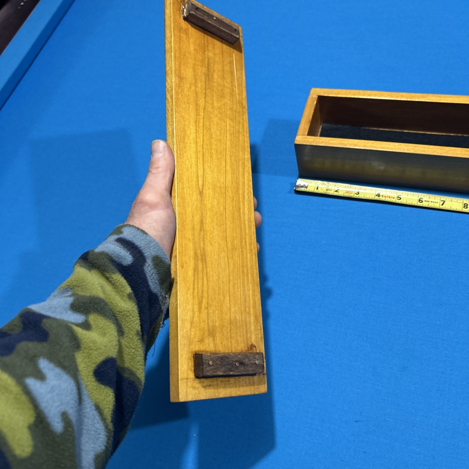 Western Cutlery Knife Storage/Display Box, Hand Painted Vintage Box W/ Clearcoat