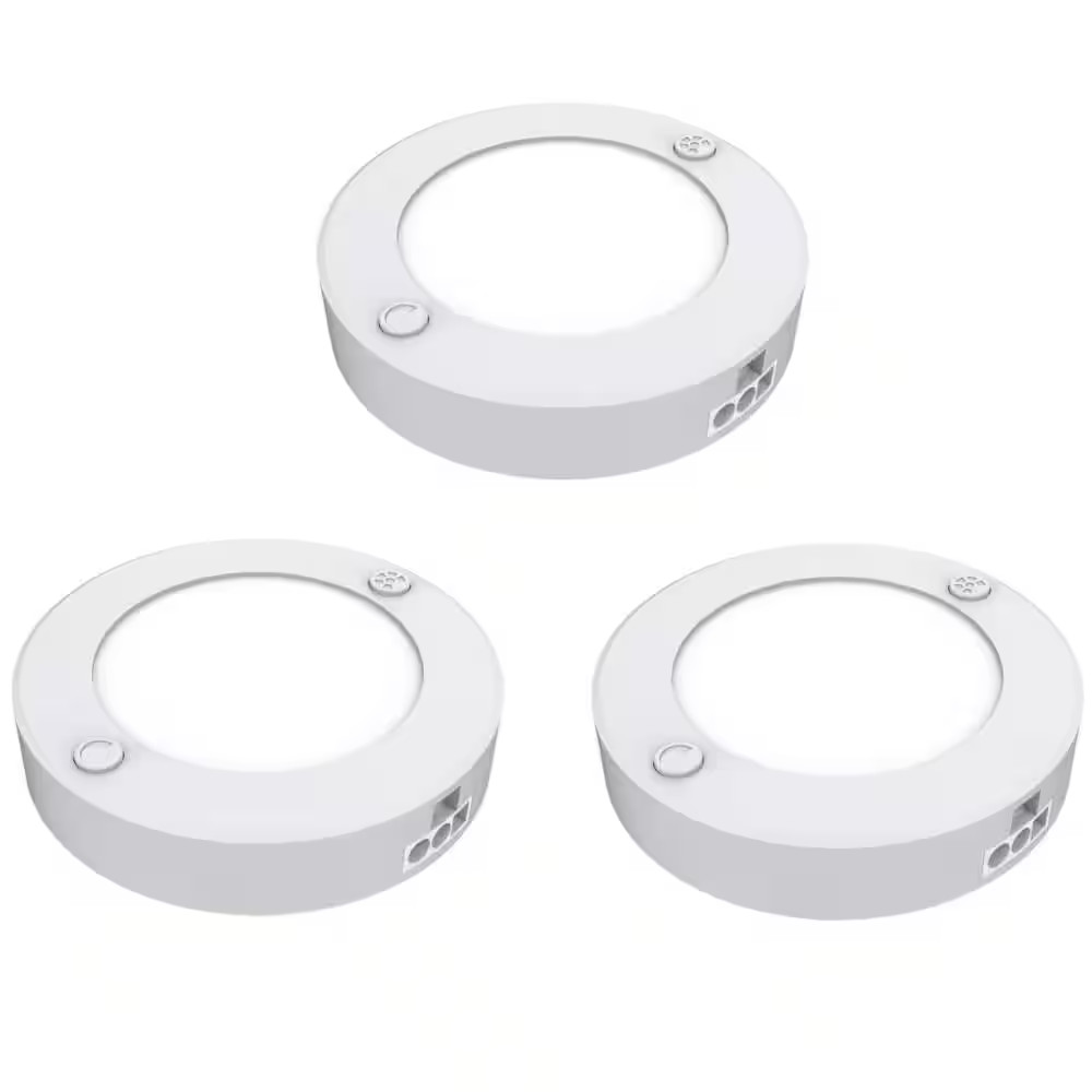 3 In. Plug-In White Dimmable Linkable Integrated LED Color Changing CCT Onesync