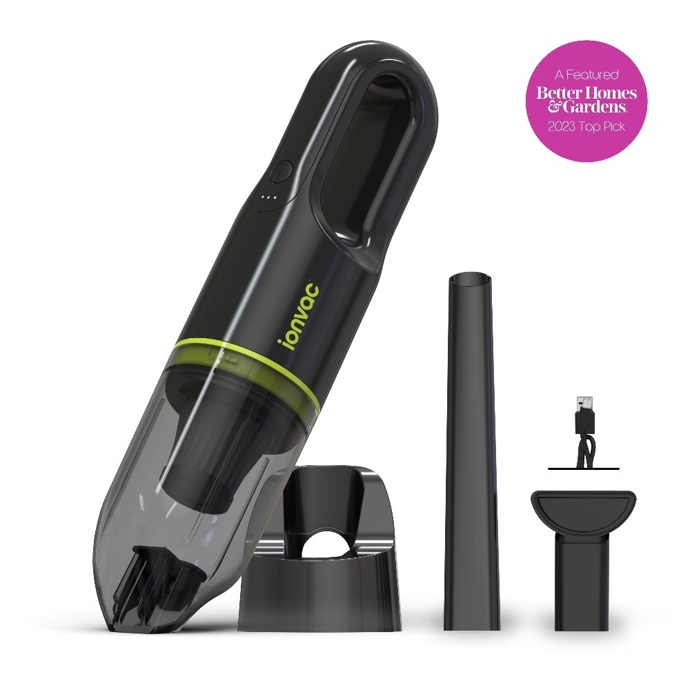 IonVac7441Pet-Friendly Handheld Cordless Vacuum,Multi-Surface,USB Charging,Green