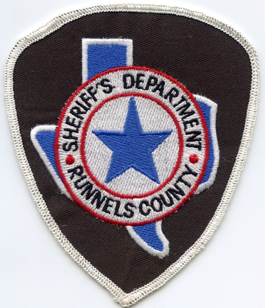 RUNNELS COUNTY TEXAS SHERIFF POLICE PATCH
