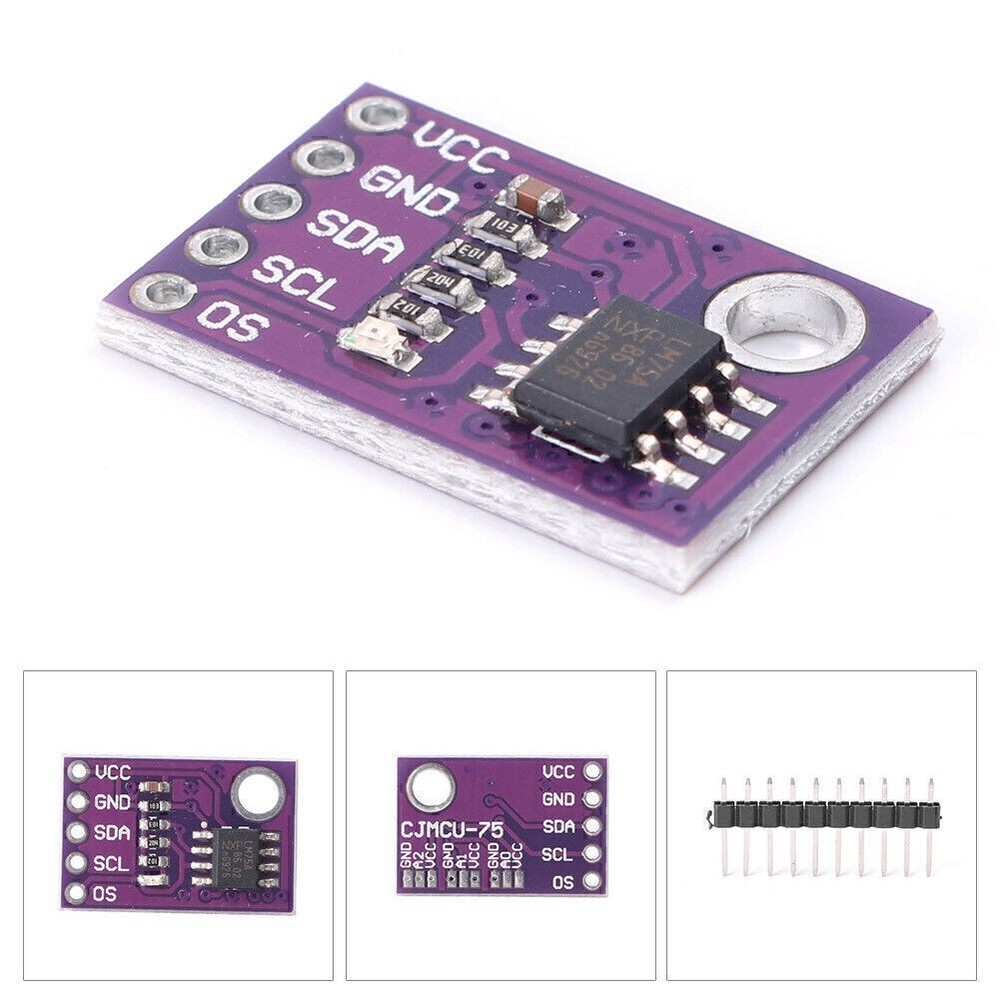 LM75A Temperature Sensor High Speed I2C Interface Development Board Module