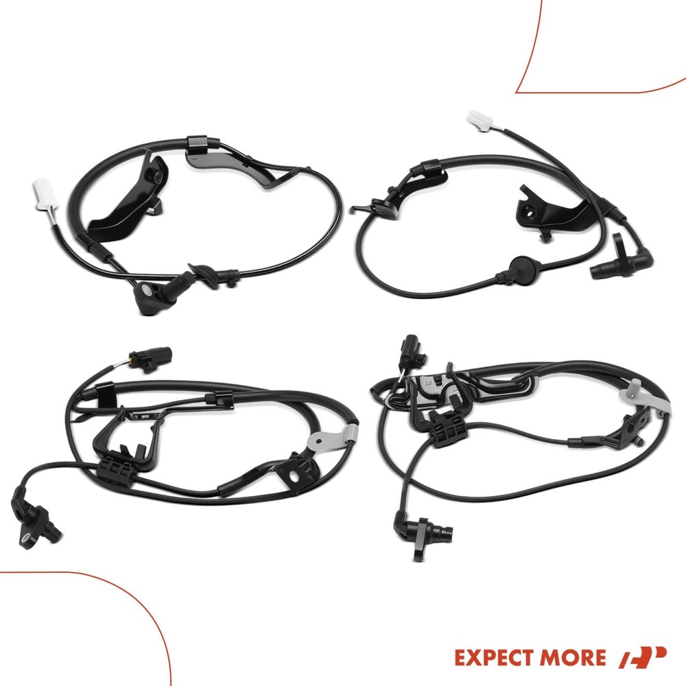 A-Premium 4PCS Front & Rear ABS Wheel Speed Sensor Compatible with Toyota Mod...