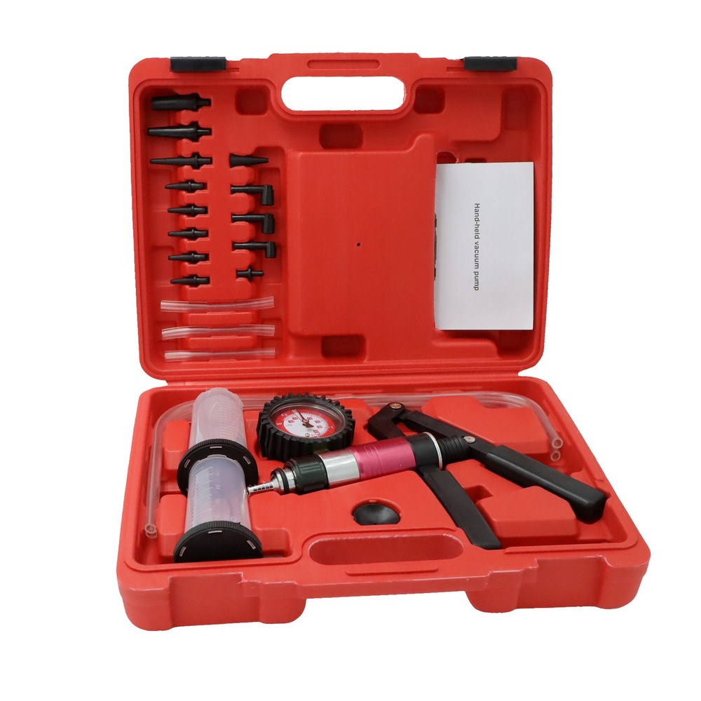 LABLT Hand Held Vacuum Pump Brake Bleeder Bleed tester Tool Kit Plastic