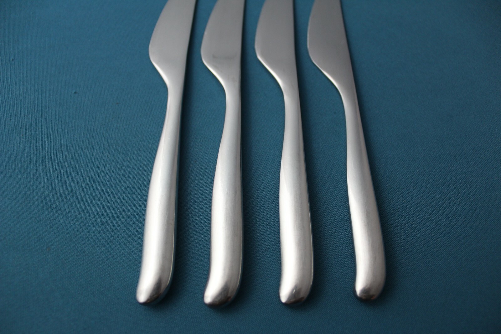 Lauffer DESIGN 2 Dinner Knives (Set of 4) Satin Stainless Germany 7 3/4"