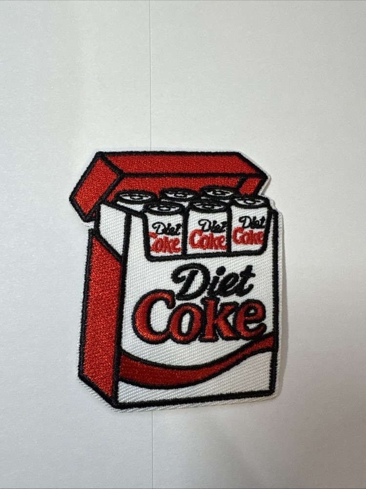 Diet Coke Pack Iron On Patches