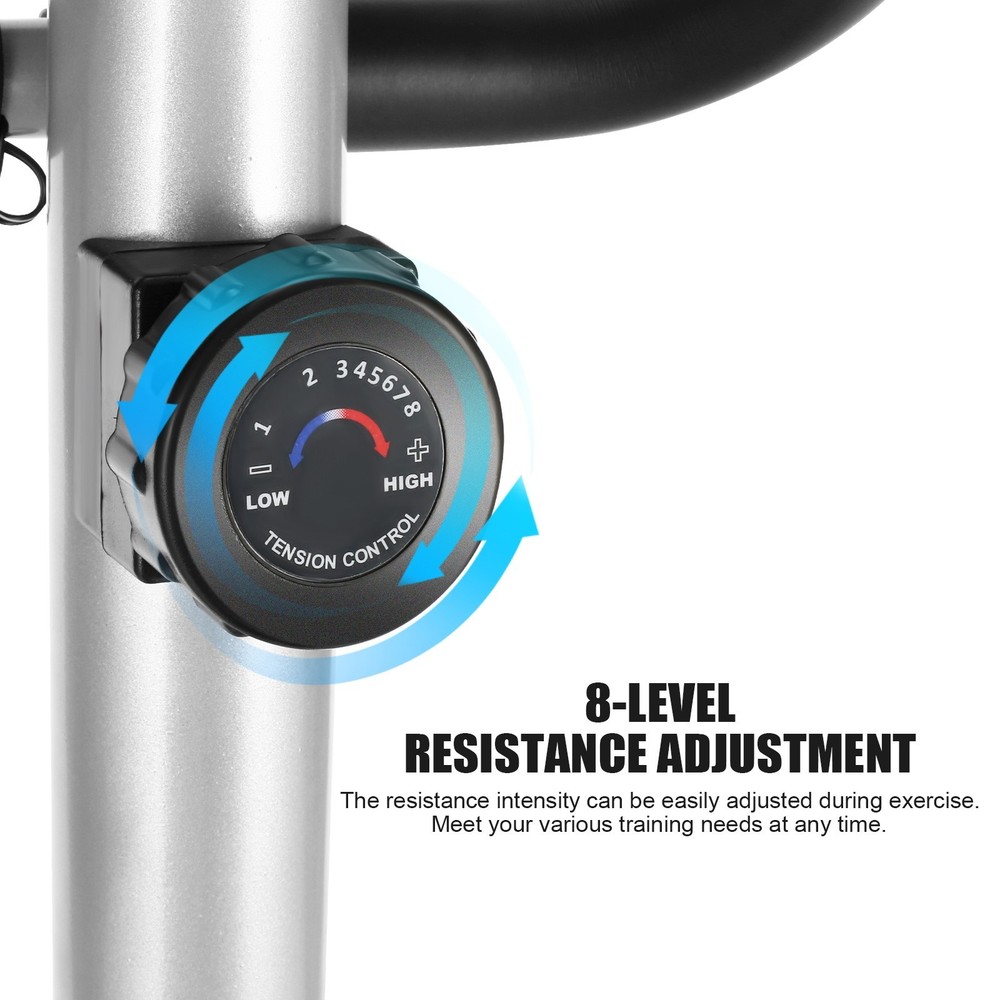 Elliptical Machine Indoor Elliptical Exercise Machine with 8-Level Resistance US