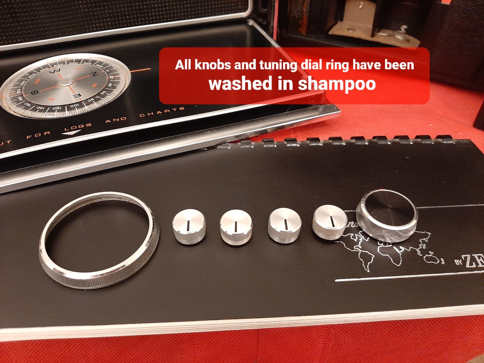 Fully Serviced-Washed+New Lamps-ZENITH ROYAL R7000-2 7000 AM/FM Shortwave Radio